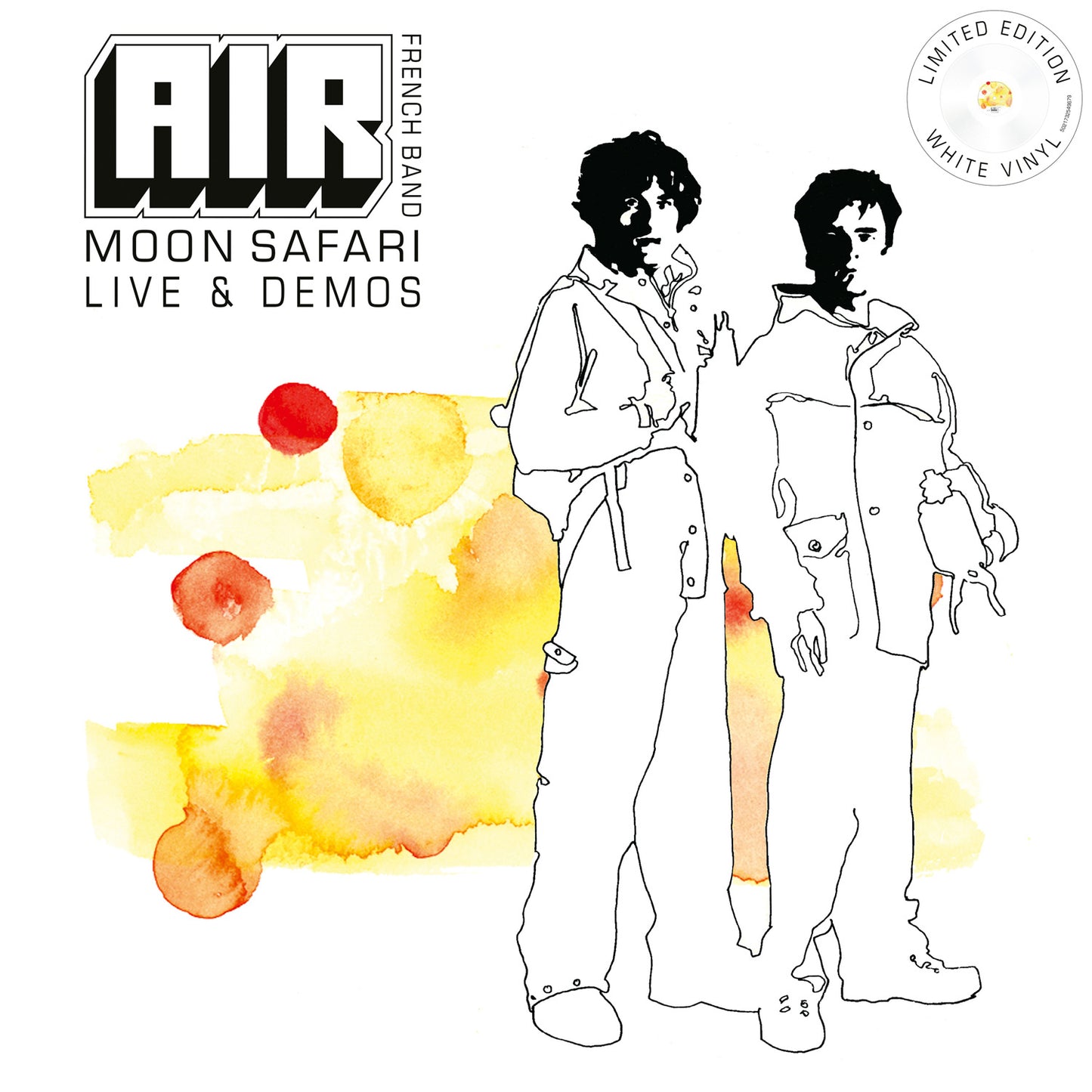 AIR  Moon Safari live & demos Vinyl (RECORD STORE DAY LTD EDITION WHITE VINYL)